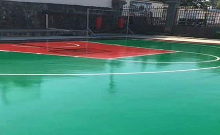 九龙坡篮球场翻新地面